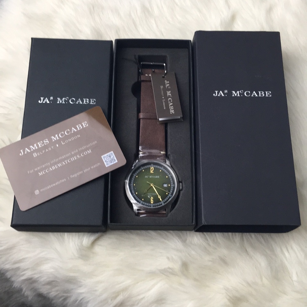 Men’s James McCabe Heritage Green Dial wrist watch
